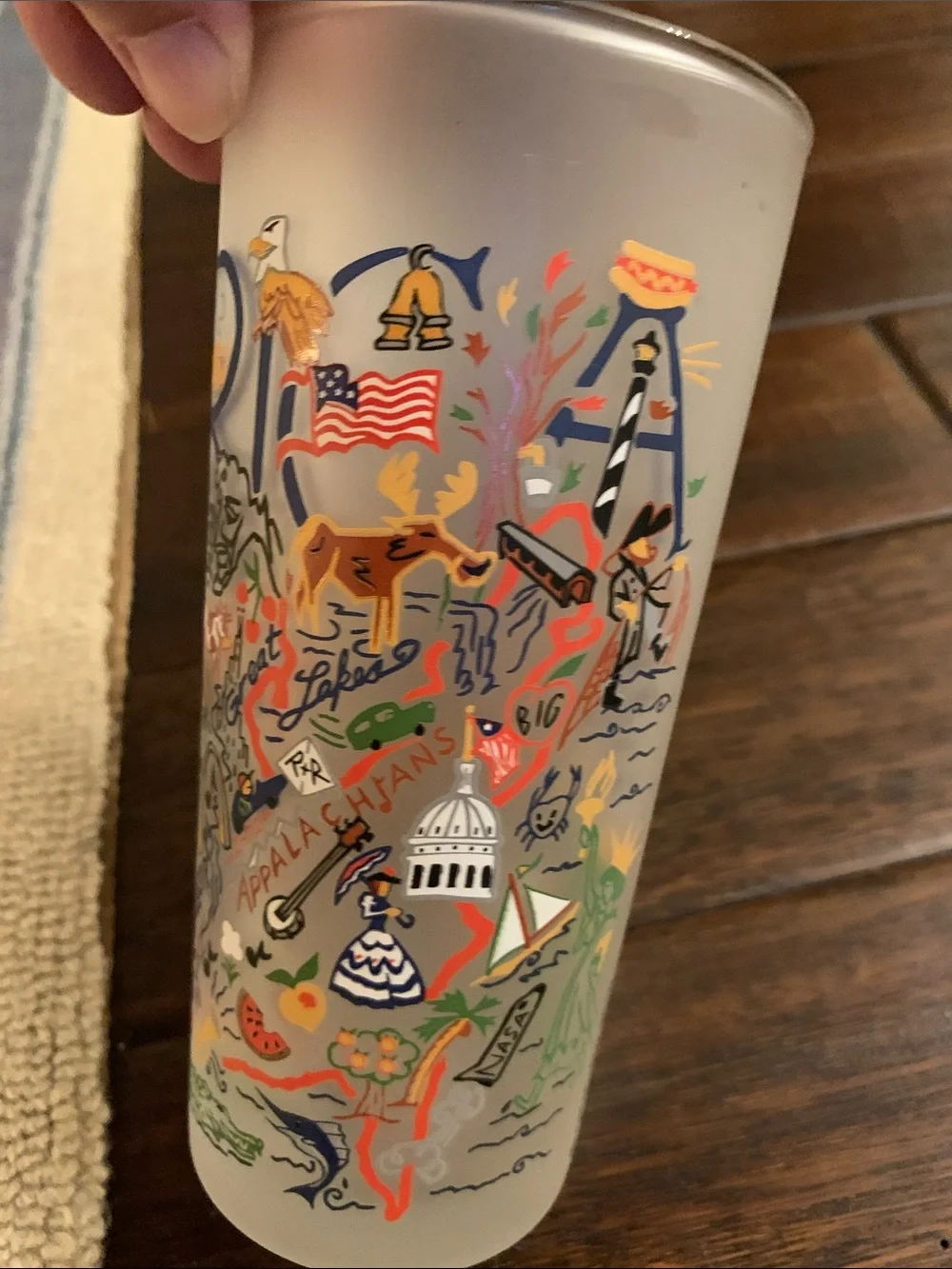 Catstudio AMERICA Frosted Glass with Scenic Artwork 🇺🇸